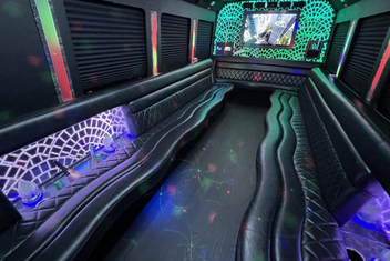 Fort Collins Limo Bus Interior