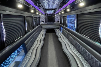 Fort Collins Party Bus Interior