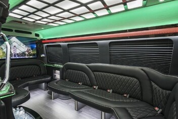 Fort Collins Sprinter Party Bus Interior